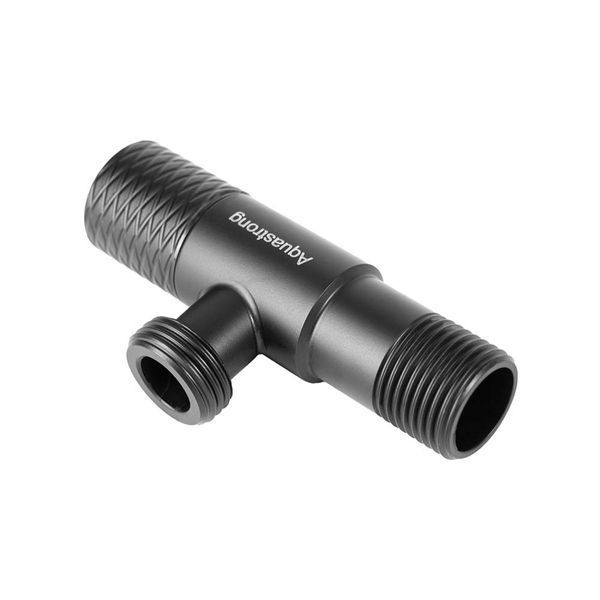 Кран угловой Aquastrong D8 M1/2 х M3/4 (D815) нержавеющая сталь фото
