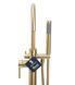 Смеситель для ванны REA MONO BRUSHED GOLD напольный фото 4