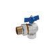 Кран-американка шаровой угловой Valves 3/4" PN30 фото 1