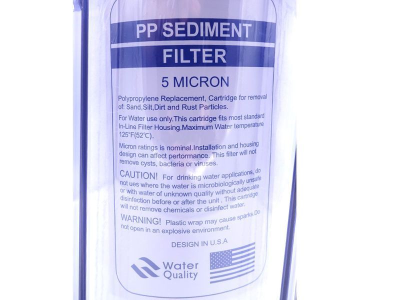 Колба фильтра 10BB Tiger Filtration прозрачная 1" (пластик) + картридж фото