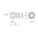 Штуцер STA 1/2" ВР, D=16 мм латунный фото 2
