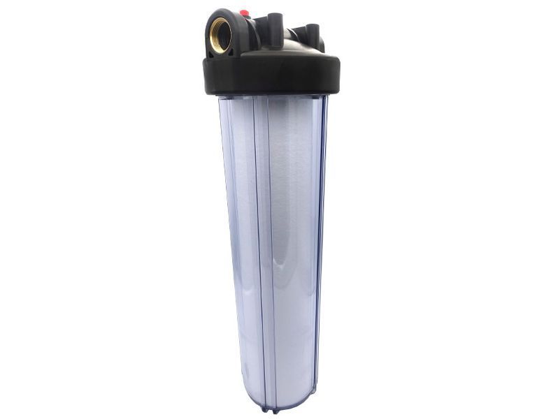 Колба фільтра 20BB Tiger Filtration прозора 1" (латунь) + картридж фото