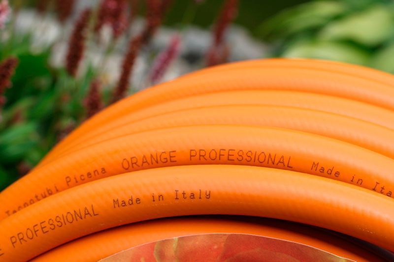 Шланг садовий Tecnotubi Orange Professional для поливу діаметр 3/4 дюйма, довжина 15 м (OR 3/4 15) фото